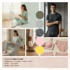 moodboard bamboo melange Bamboo 40s, 5% Spandex Single Jersey