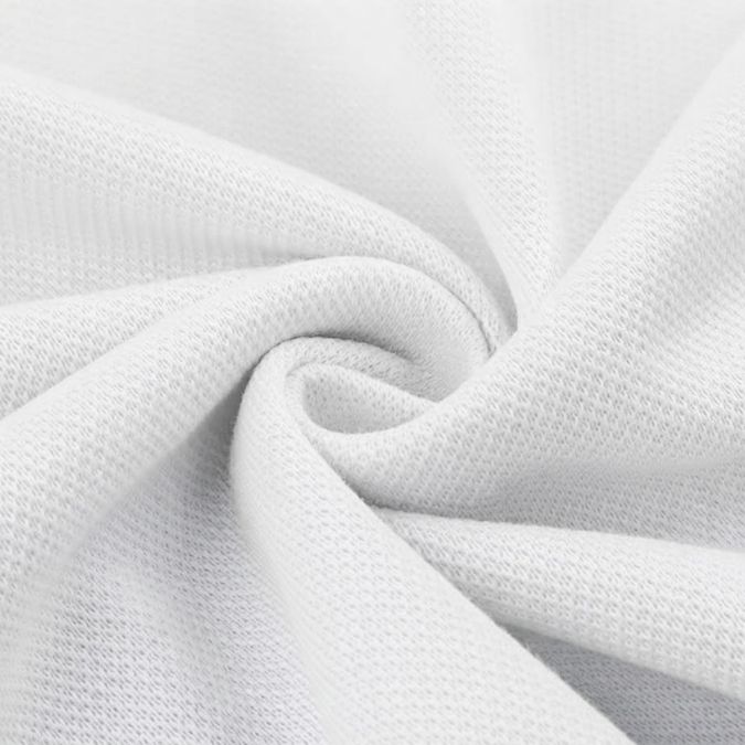 VẢI THUN 95% BAMBOO COTTON 5% SPANDEX PIQUE 200GSM 3 VẢI THUN 95 SPANDEX PIQUE 200GSM trắng