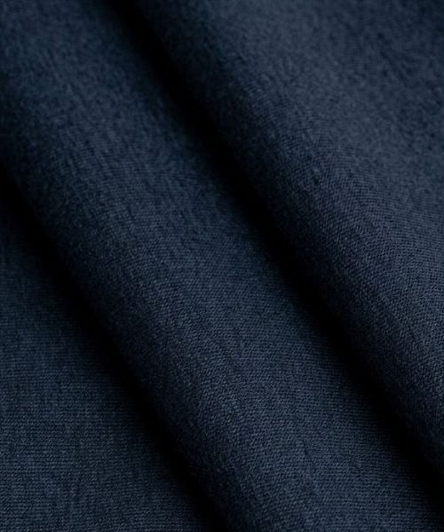 Vải thun co giãn 2 chiều Organic Cotton Navy BlazerXanh Đen