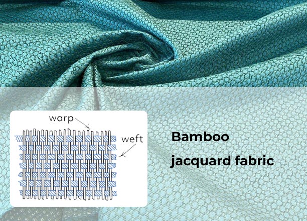 10 Types of Bamboo Fabric Weaves 7 bamboo-jacquard-fabric