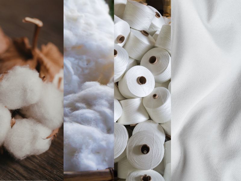 3 Mẹo Nhận Biết Vải 100% Cotton, 100% Polyester và Vải Pha Cotton Poly 2 1.1. Vải cotton fabric