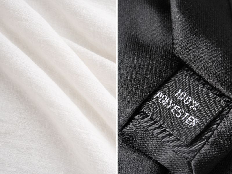 3 Mẹo Nhận Biết Vải 100% Cotton, 100% Polyester và Vải Pha Cotton Poly 6 4.1. Cảm chạm bề mặt (Hand-feel)