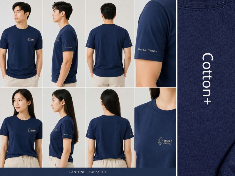 3 Mẹo Nhận Biết Vải 100% Cotton, 100% Polyester và Vải Pha Cotton Poly 9 Cotton+ wellfabric