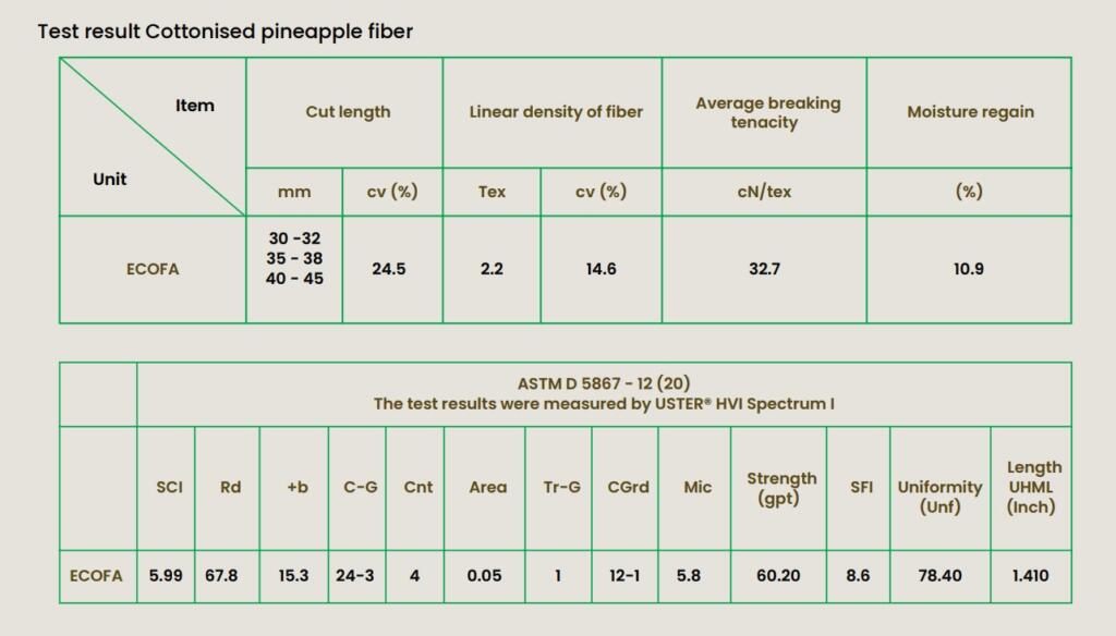 Vải Dứa Có Thật Sự Tốt? Tất Tần Tật Nên Biết Về Vải Dứa 10 test cottonzied pineapple