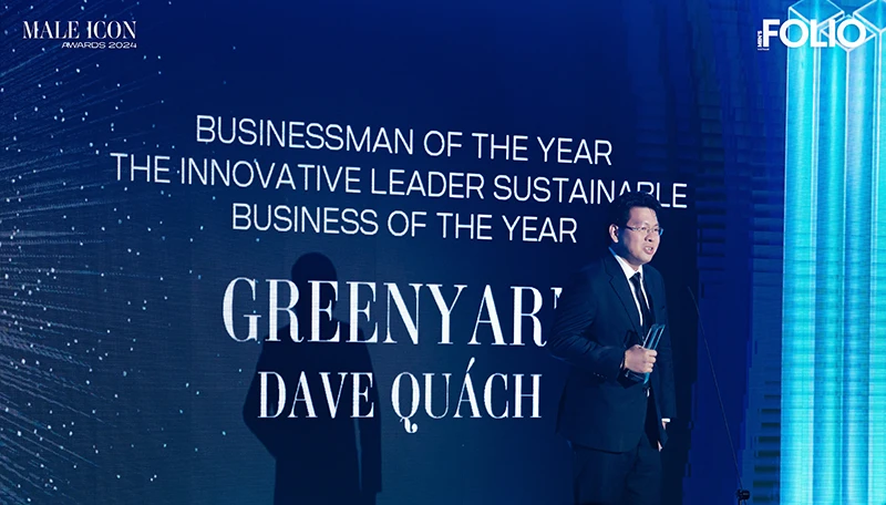 CEO Dave Quách Recognized With Business Award At MALE ICON AWARDS 2024 3 Dave Quách Vinh dan tại MALE ICON AWARDS 2024