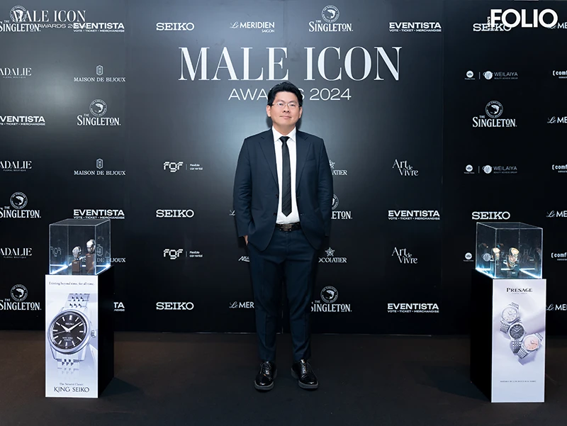 CEO Dave Quách Recognized With Business Award At MALE ICON AWARDS 2024 1 LEO00482 Businessman of The Year The Innovative Leader Sustainable Business of The Year