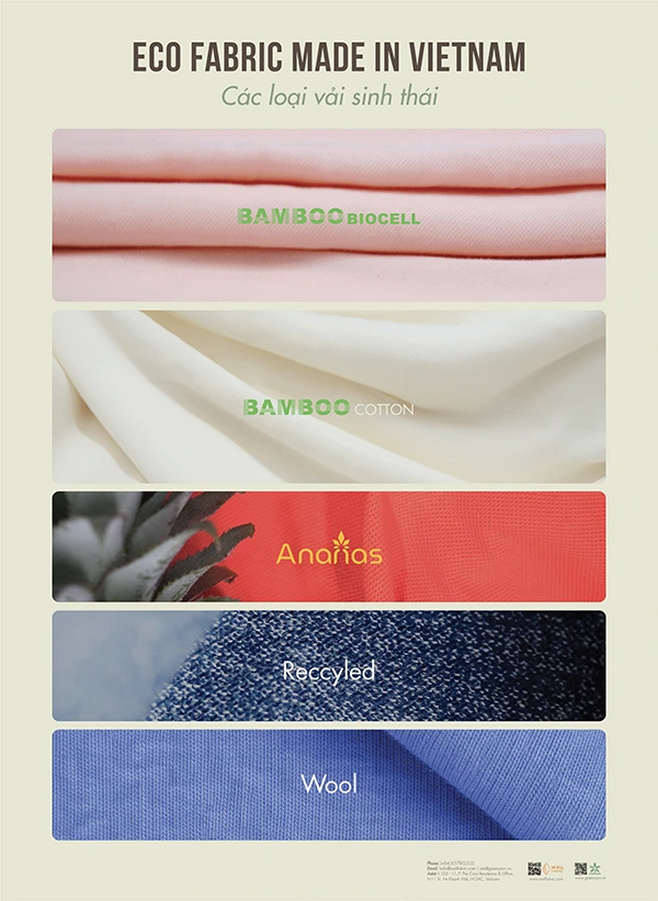 Global Sourcing Fair Vietnam 2026 - From Yarn to Finished Garment Made in Vietnam 2 eco fabric made in vietnam booth 880 baolantex globalsoucing vietnam2026
