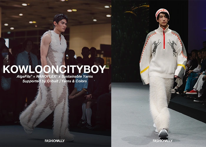 NEXT@Fashion InStyle 2026: Breakthrough Innovations in Next-Gen Fashion Materials 4 2.1. Sợi tảo biển ALGAFILA với sợi NANOFLEX - Toki Wong & Lusanna Xu