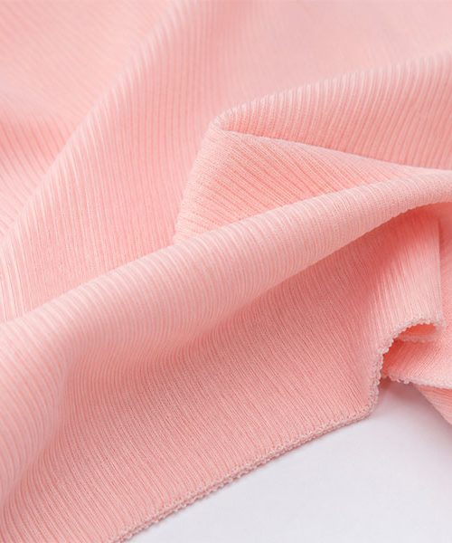 87% Bamboo 13% Spandex Rib Fabric Mary Rose Pantone 12-1813 TCX Baby tees shirt