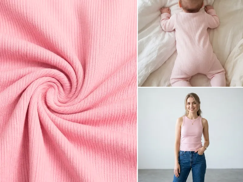 Chất liệu nền cho trang phục ôm sát_ áo tank top đồ em bé