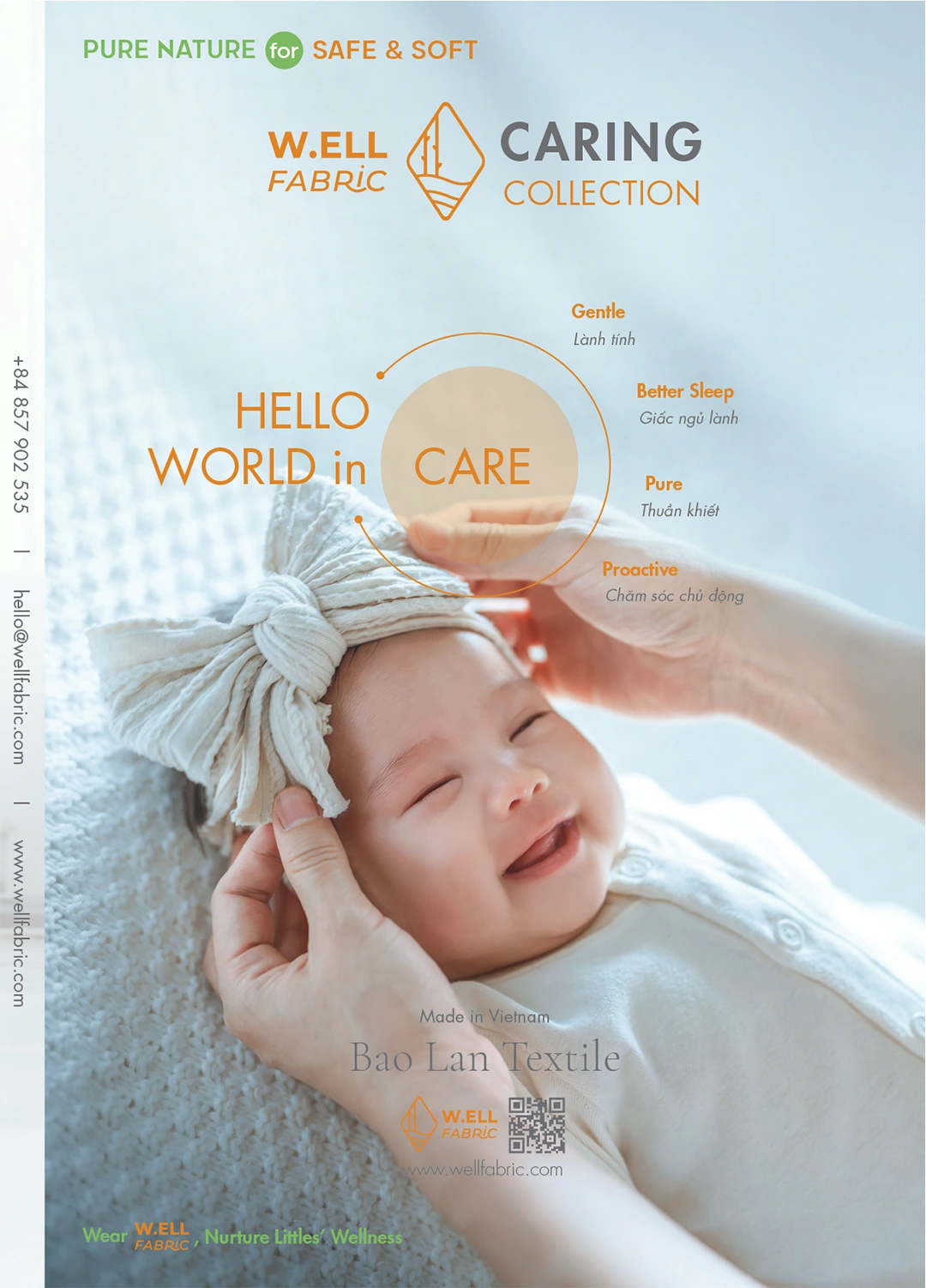 Vải cho thời trang em bé Baby wears project
