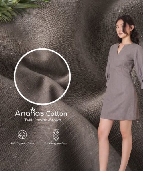 Ananas Organic Cotton & Pineapple Fiber Twill